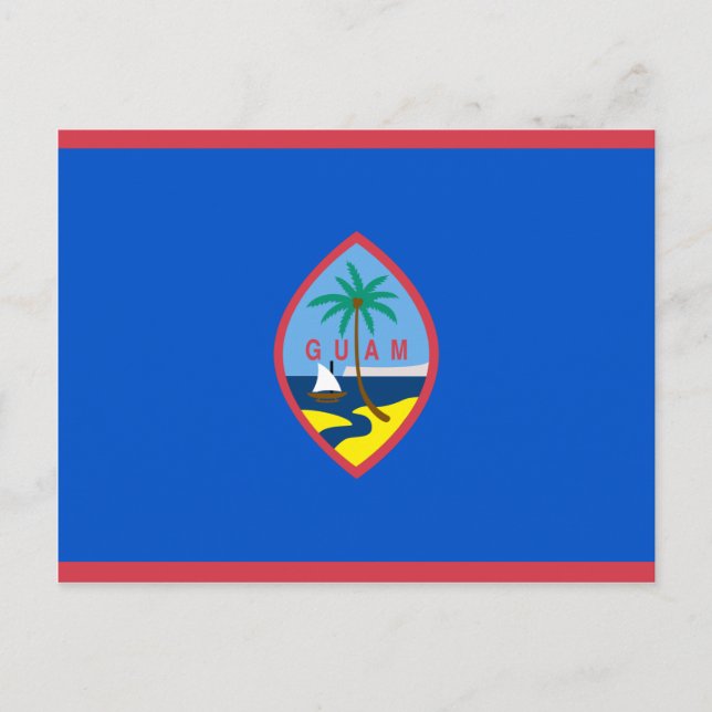 Postal Guam Flag GU (Anverso)