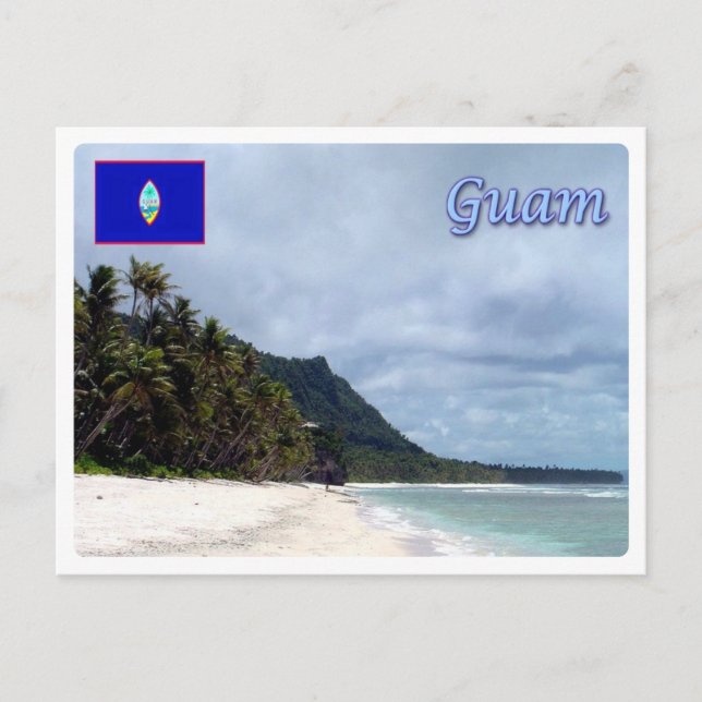 Postal Guam - Playa - (Anverso)
