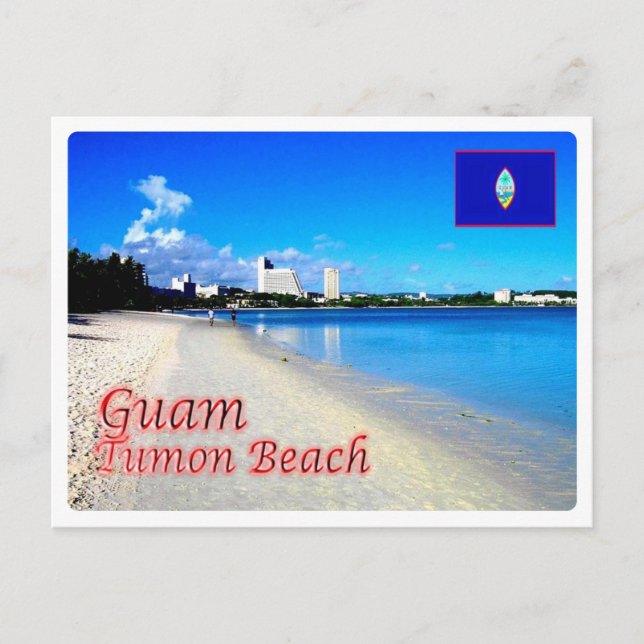 Postal Guam - Playa Tumon - (Anverso)