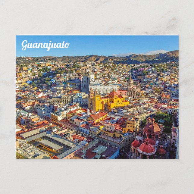 Postal Guanajuato, México, City View (Anverso)