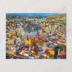 Postal Guanajuato, México - Paisaje Urbano Colorido