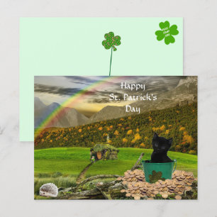 Postal Guapo Jack The Cat's St. Patrick's Day