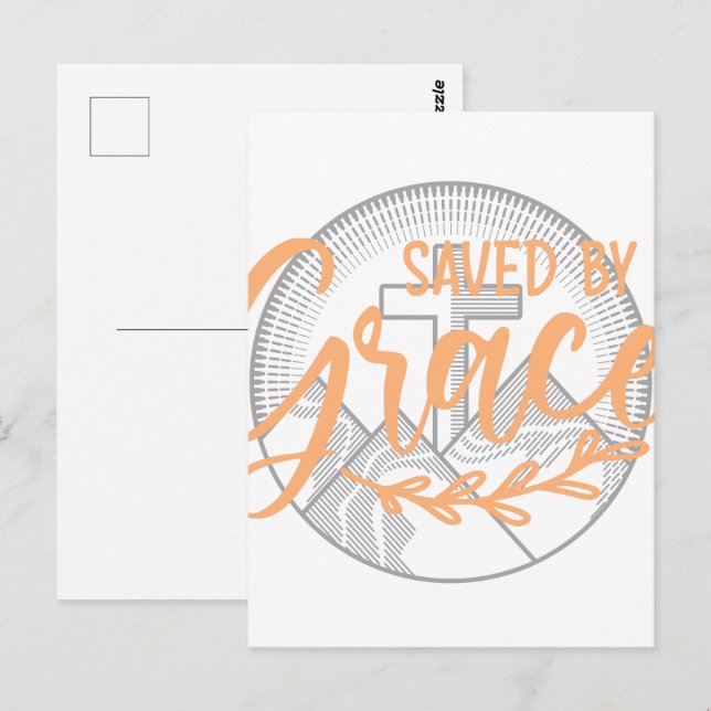 POSTAL GUARDADO POR GRACE (Anverso / Reverso)