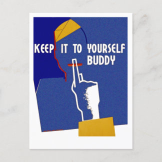 Postal Guárdalo A Tu Propio Buddy