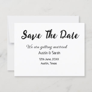 Postal Guardar el análisis de fecha sitio web del boda QR