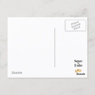 Postal Guardar el plano de promoción de fecha vintage