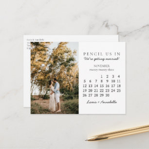 Postal Guardar la fecha Calendario del mes de noviembre d