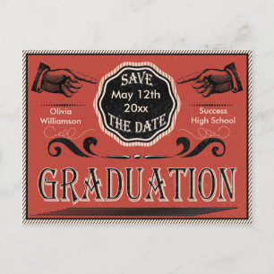 Postal Guardar la fecha de graduación escolar