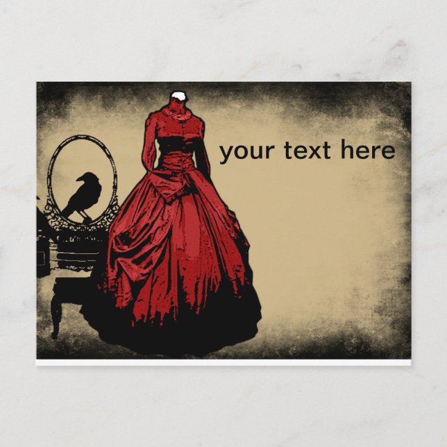 Postal Guardar la fecha gótica (Anverso)