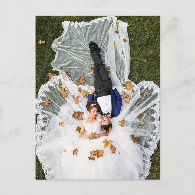 Postal Guardar la novia y el novio (Anverso)