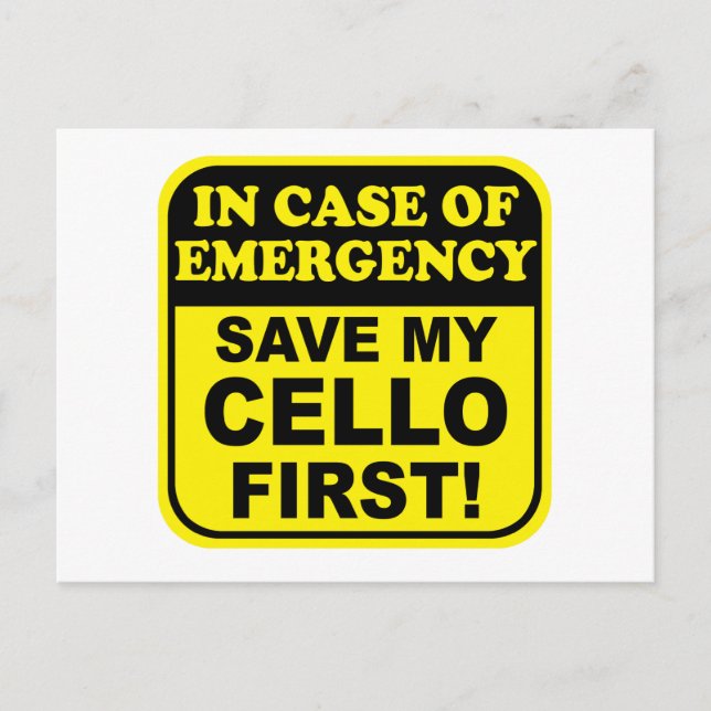 Postal Guardar mi Cello (Anverso)