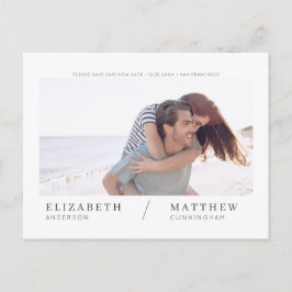 Postal Guardar Nuestra Nueva Fecha Personalizado De Moda