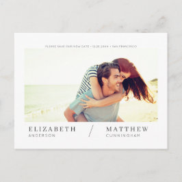 Postal Guardar Nuestra Nueva Fecha Personalizado De Moda