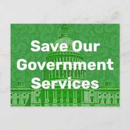 Postal Guardar nuestros servicios gubernamentales