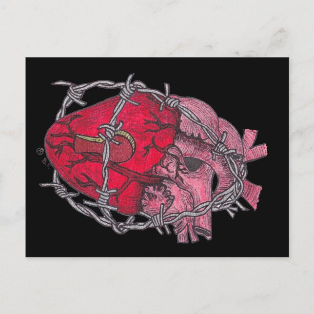 POSTAL GUARDED HEART (Anverso)