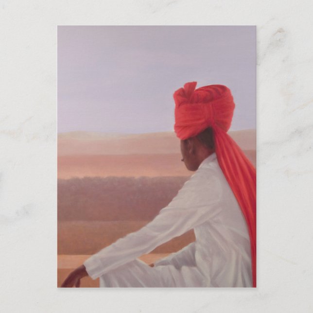 Postal Guardia del Palacio de Jaipur (Anverso)