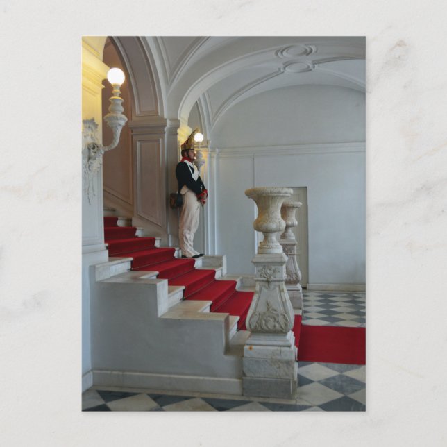 Postal Guardia en el Palacio de Catherine, Rusia (Anverso)