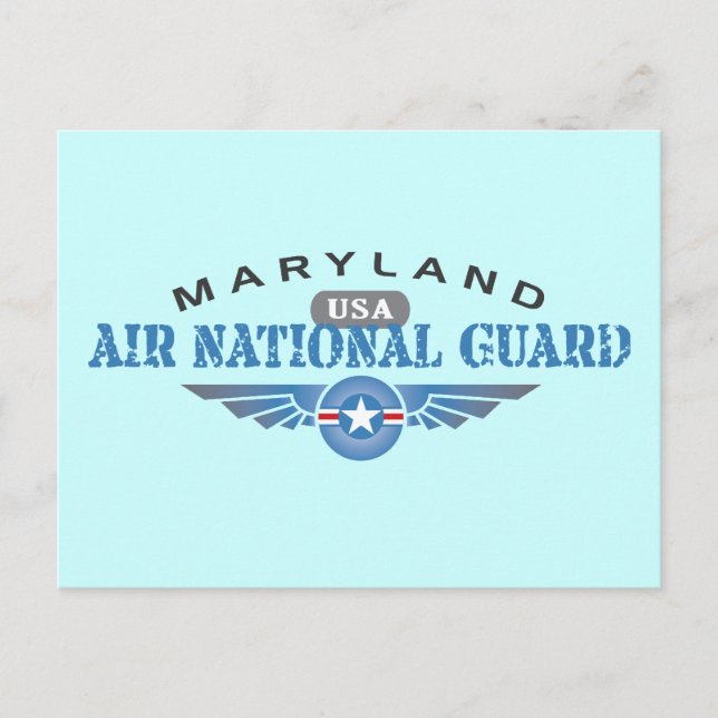 Postal Guardia Nacional del Aire de Maryland (Anverso)