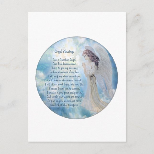 Postal Guardian Angel Blessings (Anverso)