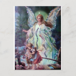 Postal GUARDIAN ANGEL c. 1900