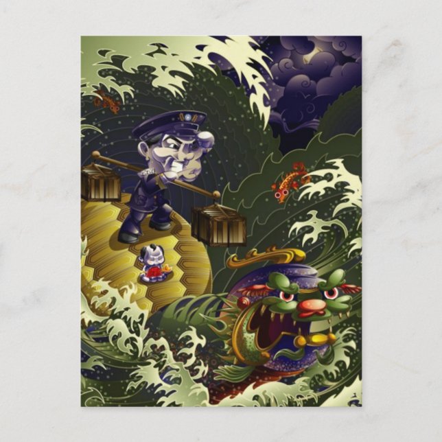 Postal Guardián Del Sur - Tortuga (Anverso)