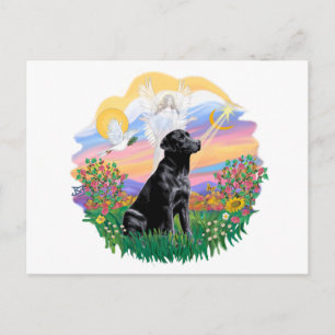 Postal Guardián - Labrador Retriever negro