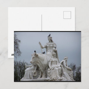Postal Guardianes de Europa bajo los cielos de Londres