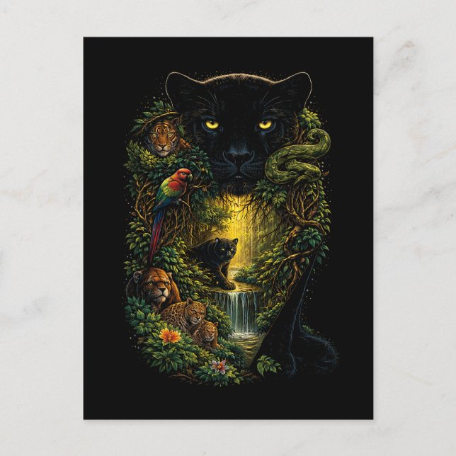 Postal Guardianes del Salvaje (Anverso)