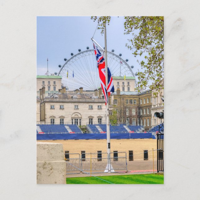 Postal Guardias de caballos, Westminster, London UK Postc (Anverso)