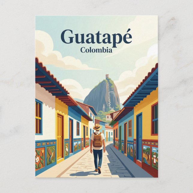 Postal Guatapé Colombia (Anverso)