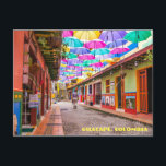 Postal Guatapé, Colombia Calle de los paraguas<br><div class="desc">Esto hace un recuerdo de viaje increíble o un regalo para amigos o parientes.</div>