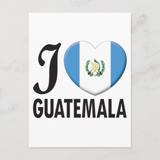 Postal Guatemala Amor (Anverso)