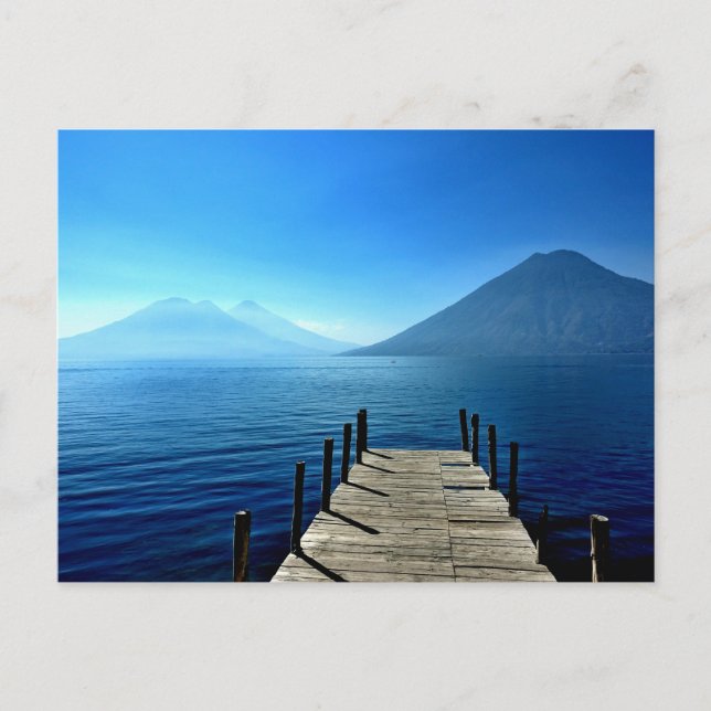 Postal Guatemala - Lago Atitlan Sunrise (Anverso)