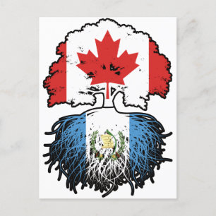 Postal Guatemala Raíces de árbol canadiense guatemalteco