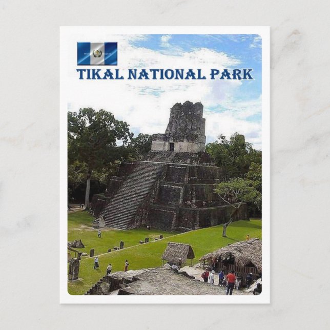 Postal Guatemala - Tikal - Parque Nacional - (Anverso)