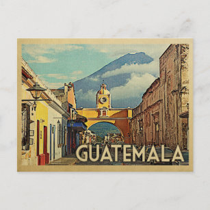 Postal Guatemala Viaje de Vintage Postcard
