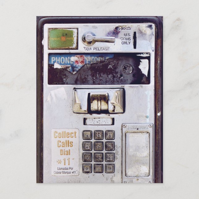 Postal Guay Abandonó Payphone (Anverso)