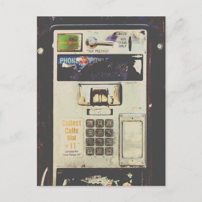 Postal Guay Abandonó Payphone (Anverso)