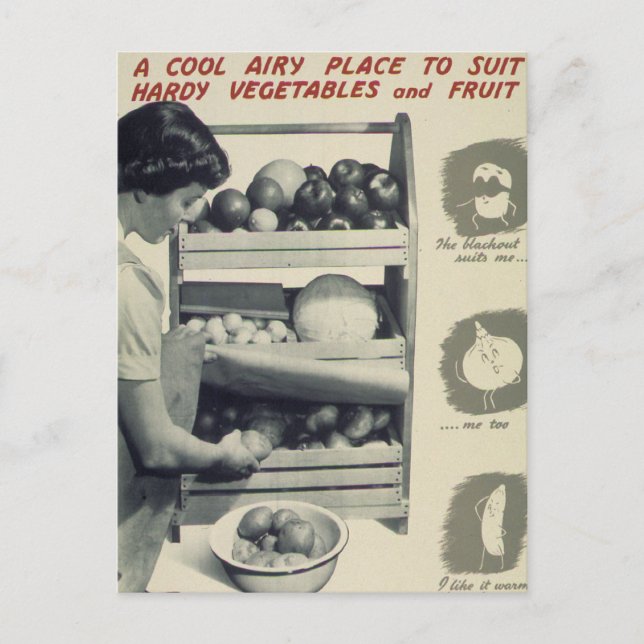 Postal Guay Airy Place For Vegetables (Anverso)