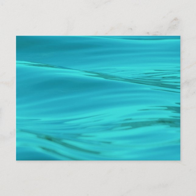 Postal Guay Aqua Blue Summer Water ripples (Anverso)