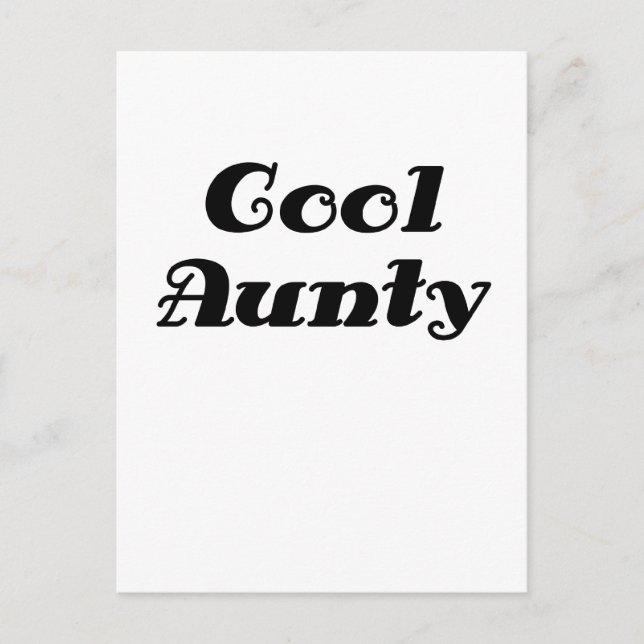 Postal Guay Aunty (Anverso)