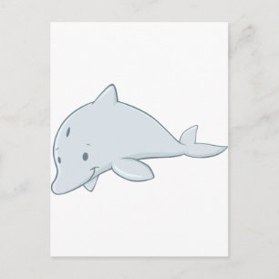 Postal Guay Baby Bottlenose Dolphin Personalizado