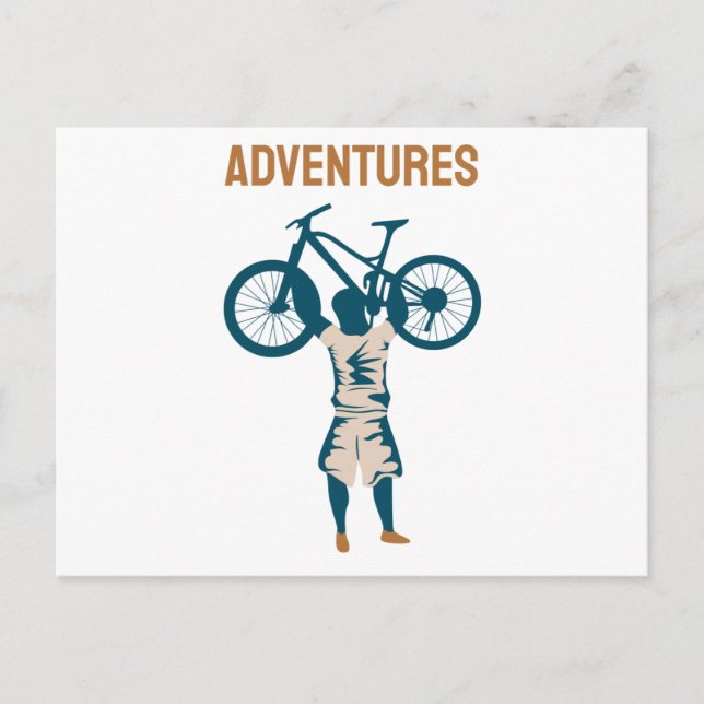 Postal Guay Biker - Aventuras (Anverso)
