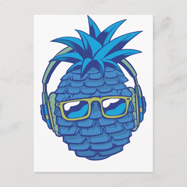 Postal Guay Blue Pineapple (Anverso)