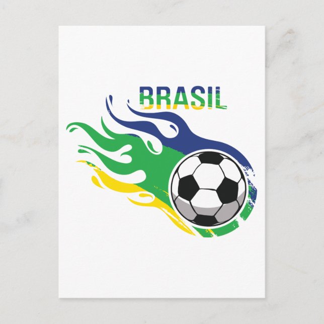 Postal Guay Brasil Futebol (Anverso)