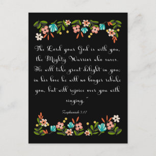 Postal Guay Christian Art Zephaniah 3:17