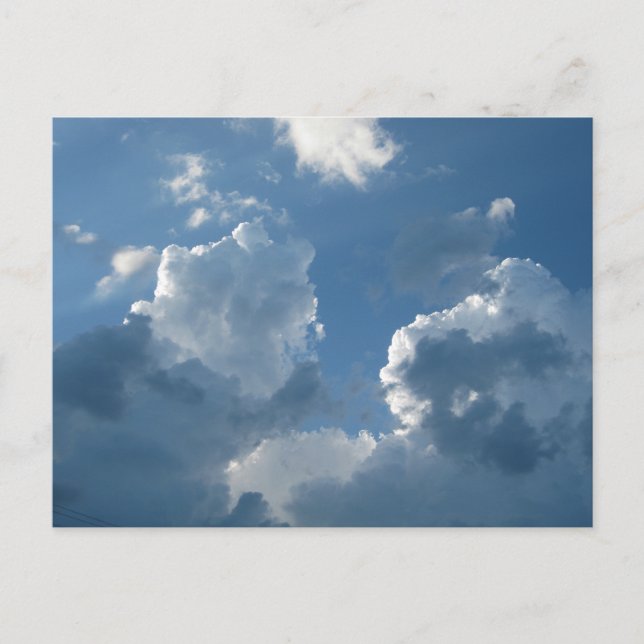 Postal Guay Cloud Formations Y Blue Skies Postcard (Anverso)