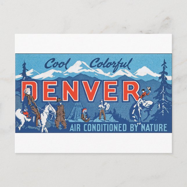 Postal Guay Colorful Denver (Anverso)