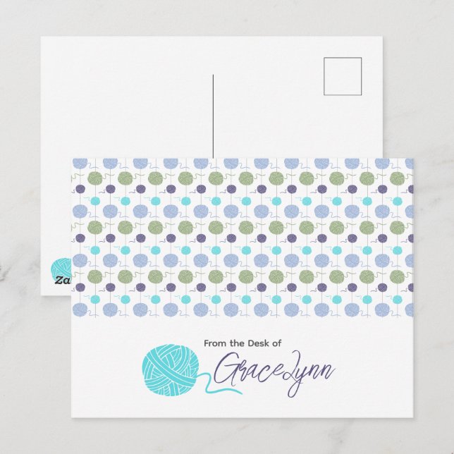 Postal Guay Colours Yarn Ball String (Anverso / Reverso)