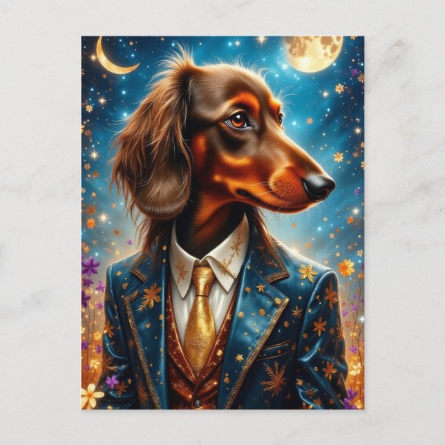 Postal Guay Dachshund (Anverso)